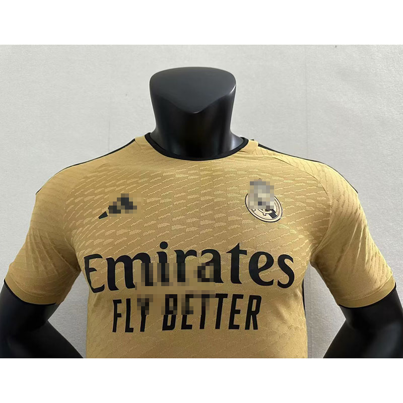 Camiseta 2023/2024 Real Madrid Amarillo (EDICIÓN JUGADOR)